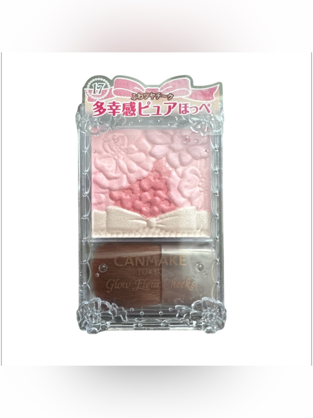 CANMAKE Glow Fleur Cheeks #17 Strawberry Milk Fleur -Japan Makeup